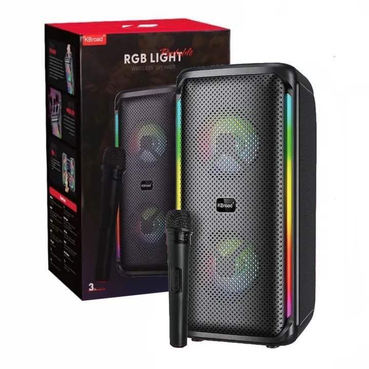 KBroad RGB Light Wireless Speaker with mic
