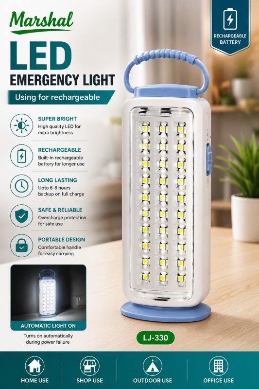 LED Rechargeable Emergency Light LJ-330
