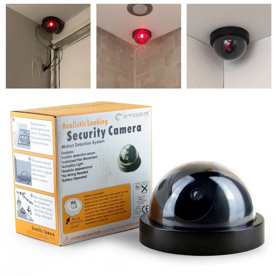 Etiger Realistic Looking Dummy Security Camera
