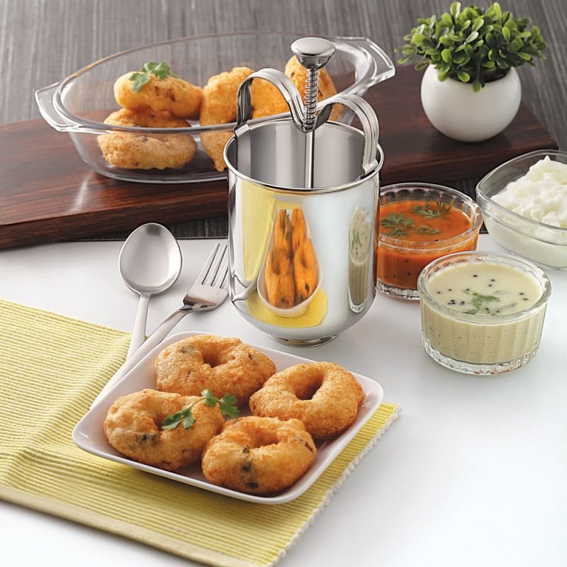 KOMAL Stainless Steel Meduwada Maker