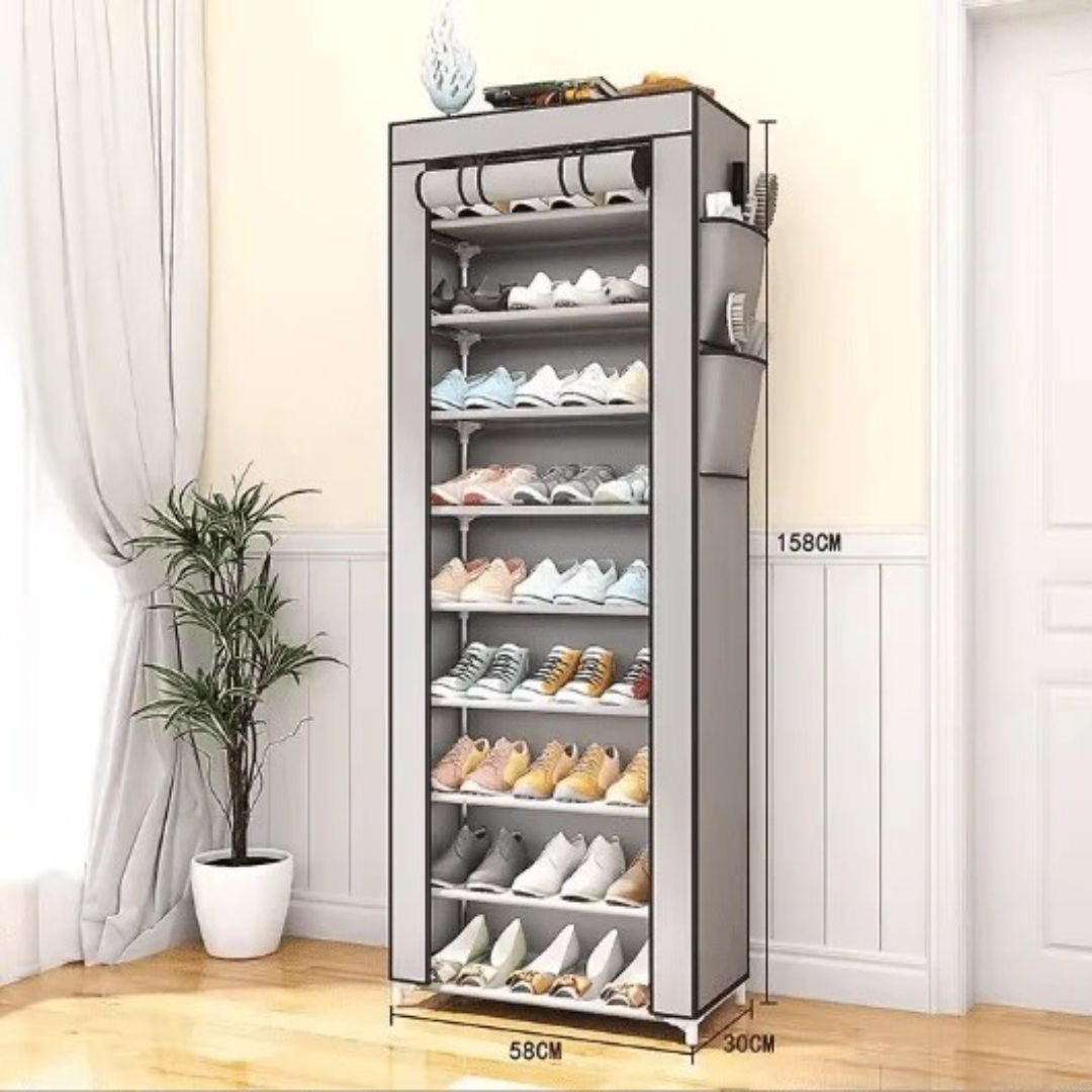 10-Tier Shoe Storage Rack