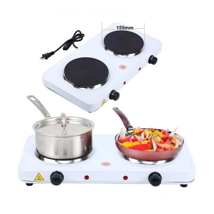 2 Burner Electric Hot Plate Stove