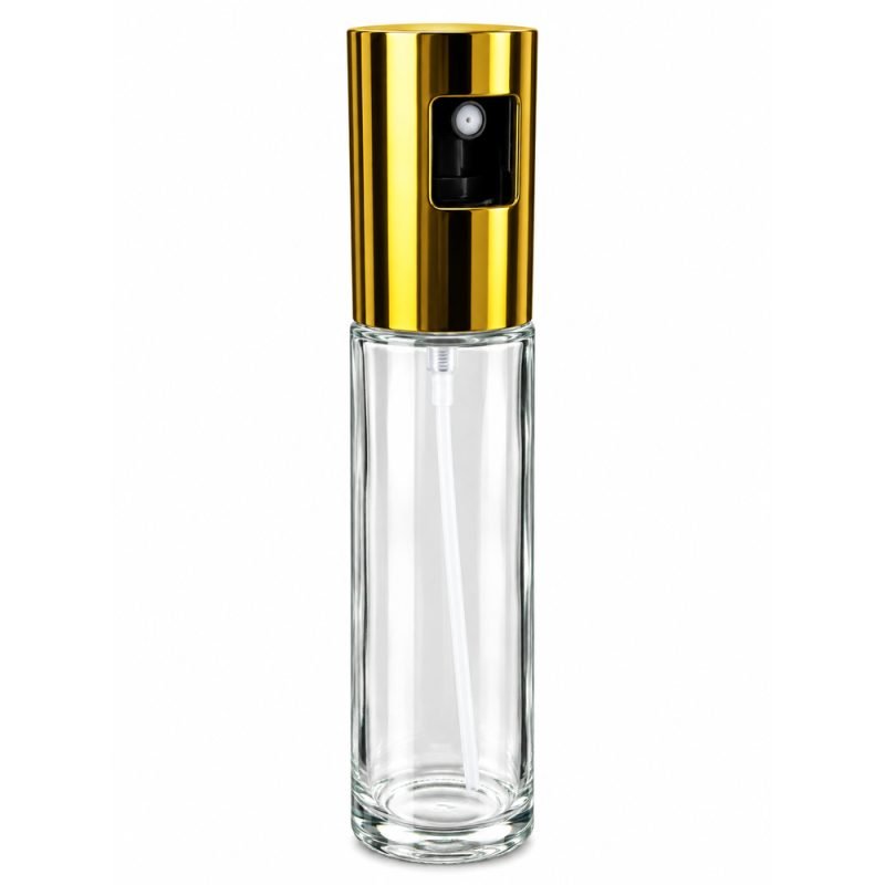 Gold Glass Perfume Spray Bottle