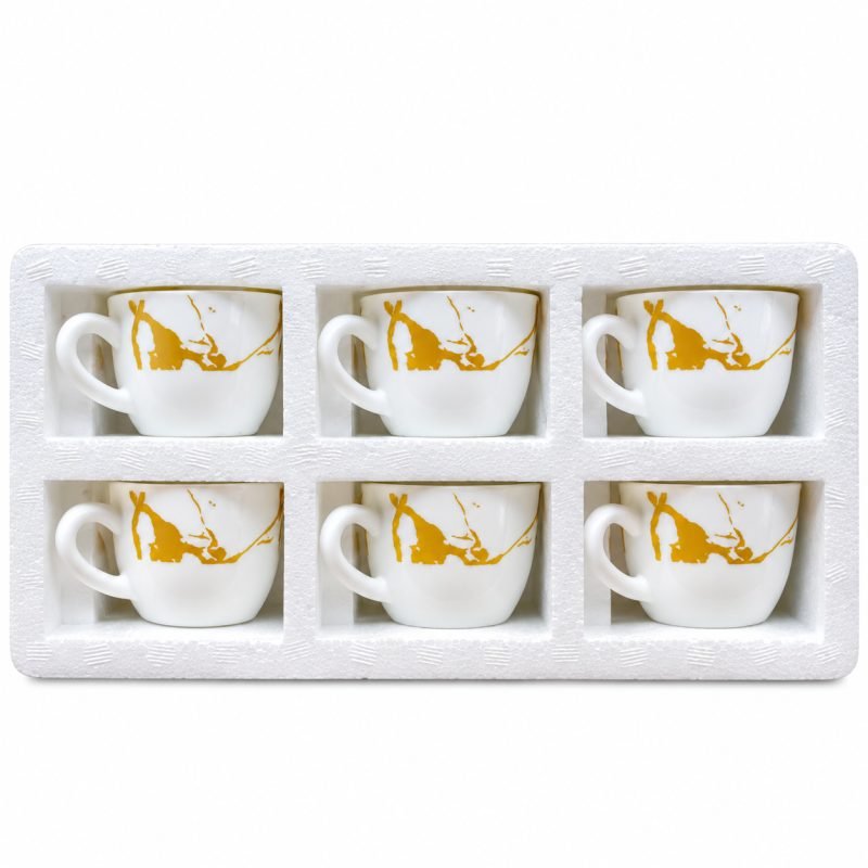 6-Piece Larah Borosil Cup Set
