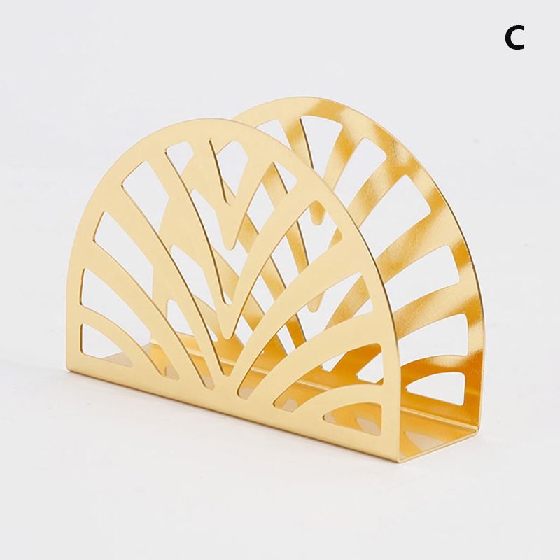 Golden Decorative Tissue Holder