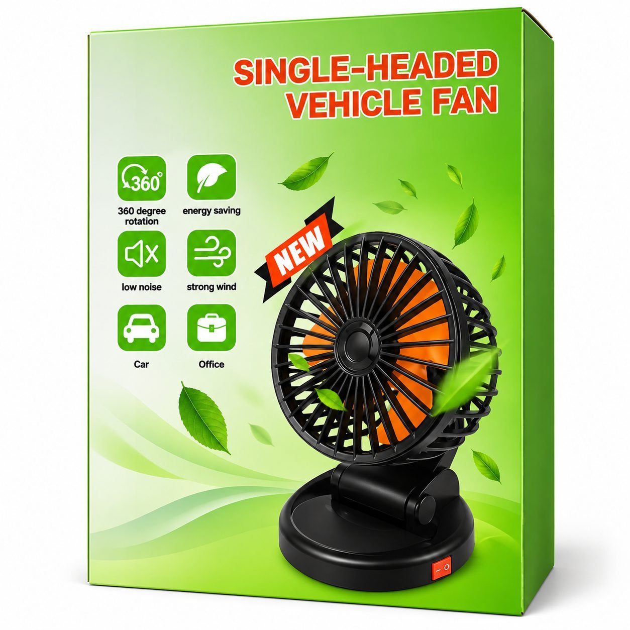 Single-Headed Vehicle Fan