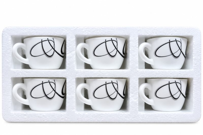 6-Piece Larah Borosil Cup Set