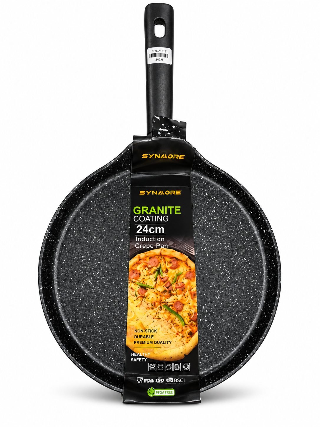 Synalore 24cm Granite Coating Crepe Pan