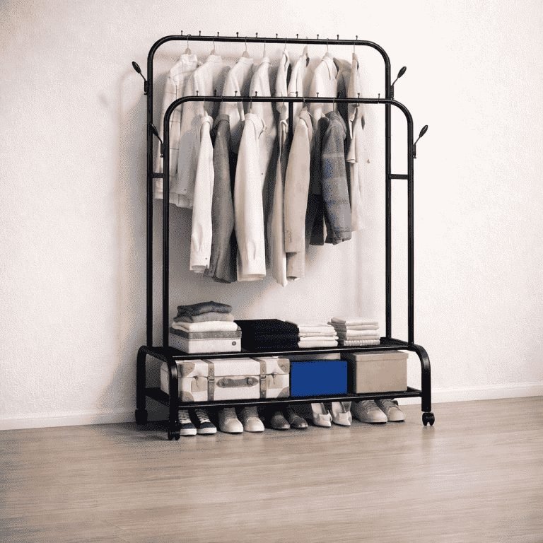 Multi-Purpose Clothes & Shoe Storage Rack