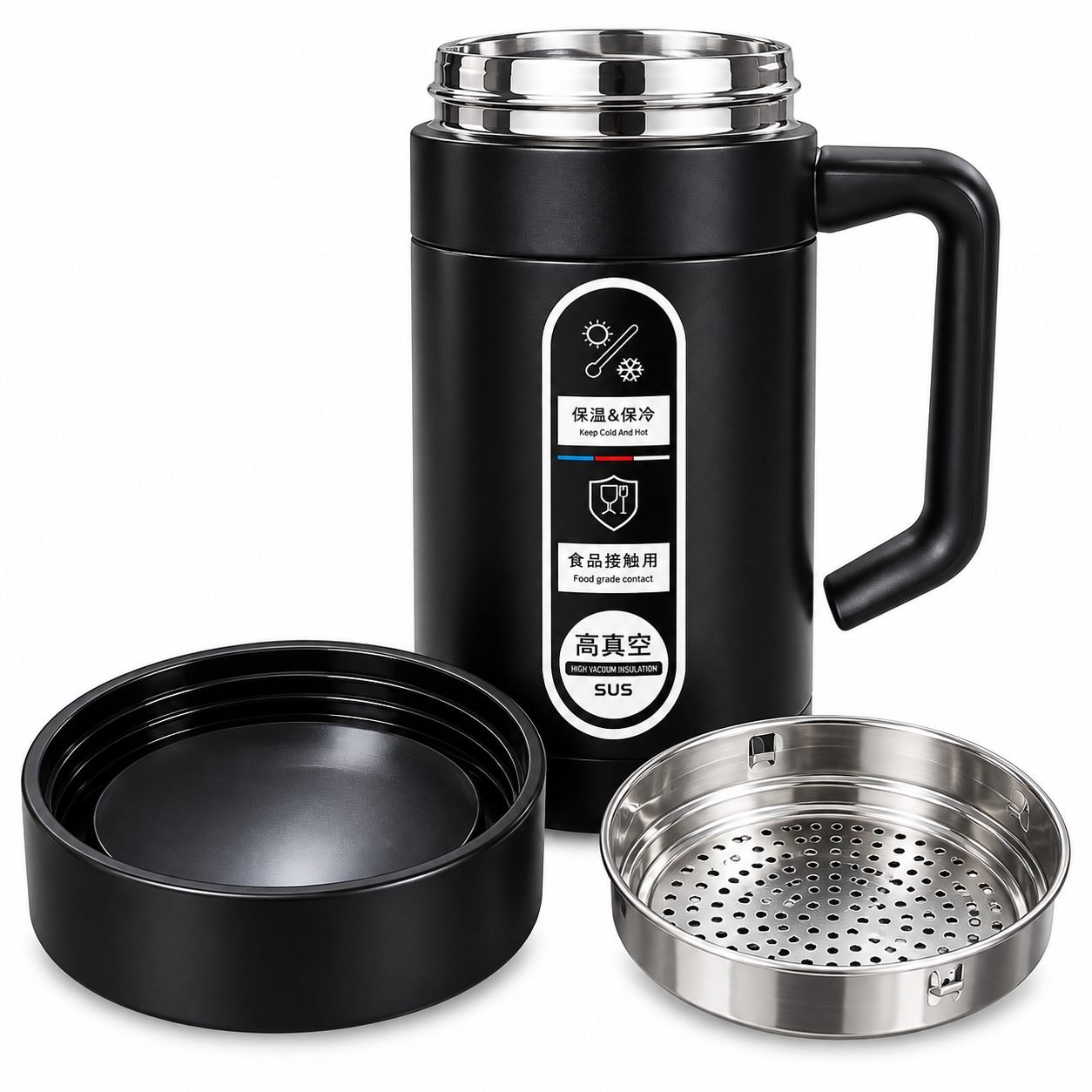 Vacuum Insulated Stainless Steel Thermal Mug