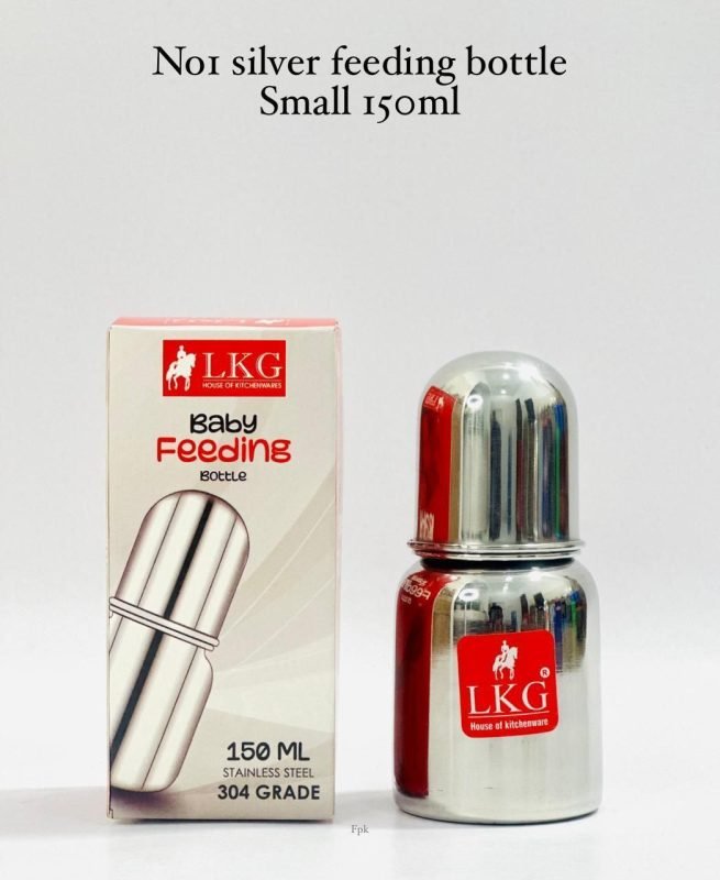 LKG 150ml Stainless Steel Baby Feeding Bottle