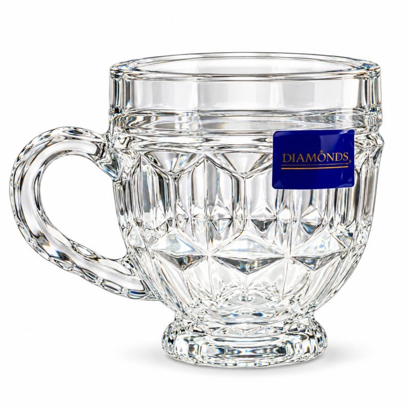 Diamonds 6-Piece Glass Cup Set – DM295