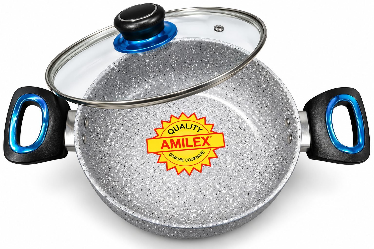 Amilex Quality Ceramic Cookware – Grey