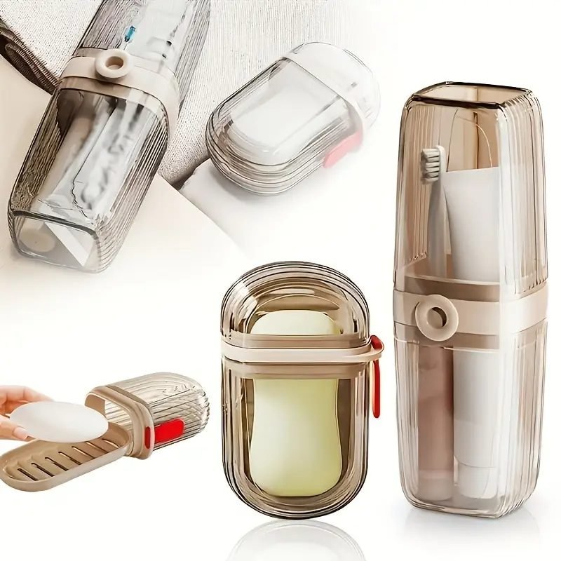 Portable Soap Box & Travel Toiletry Case