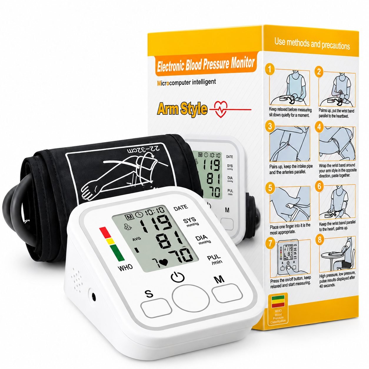 Electronic Arm Blood Pressure Monitor